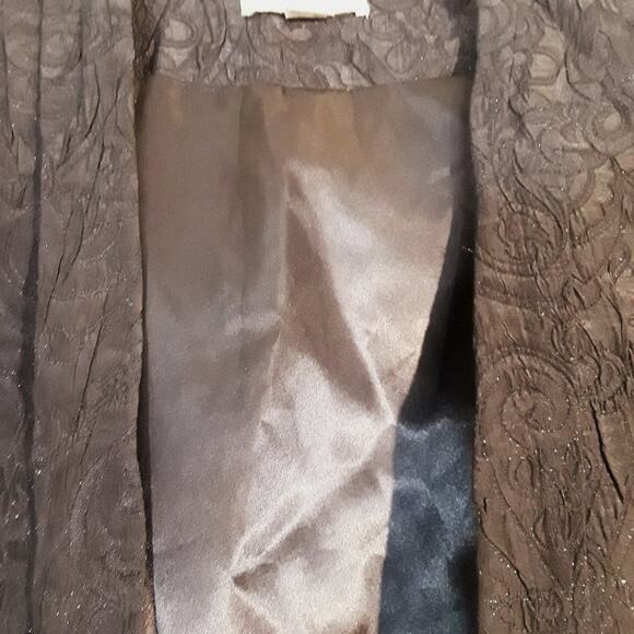 Forever 21 Black Crop BlazerJacket Embellished Small Petite - Picture 2 of 6